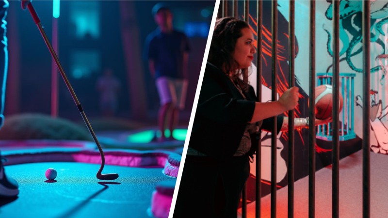Prison Island Veluwe + Glow Miniature Golf